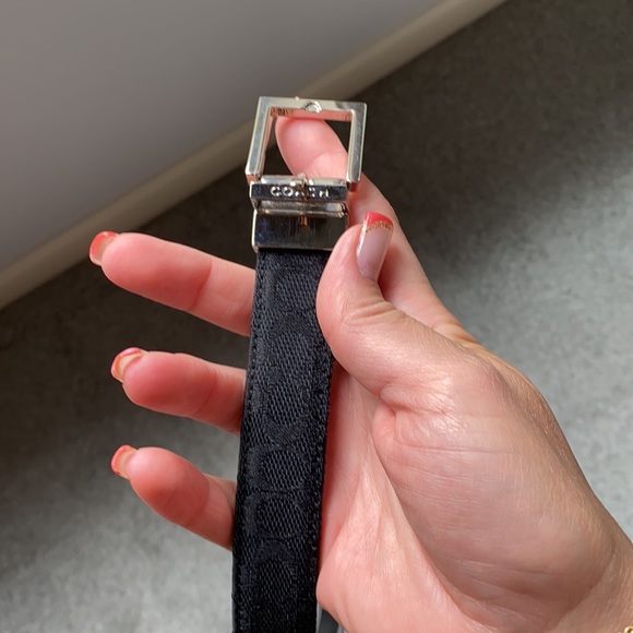π€ Coach Monogram & Leather Reversible Belt π€ - Picture 2 of 10